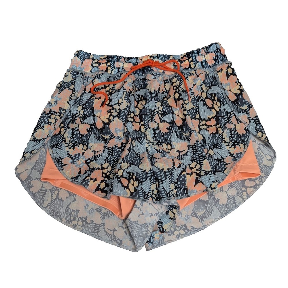 Senita Athletics Madeline Wrap Shorts Womens M Floral Active Workout Running